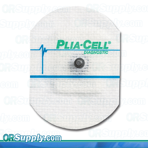 Adult Cloth ClearSite Conductive Adhesive ECG Electrodes by ConMed - Plia-Cell