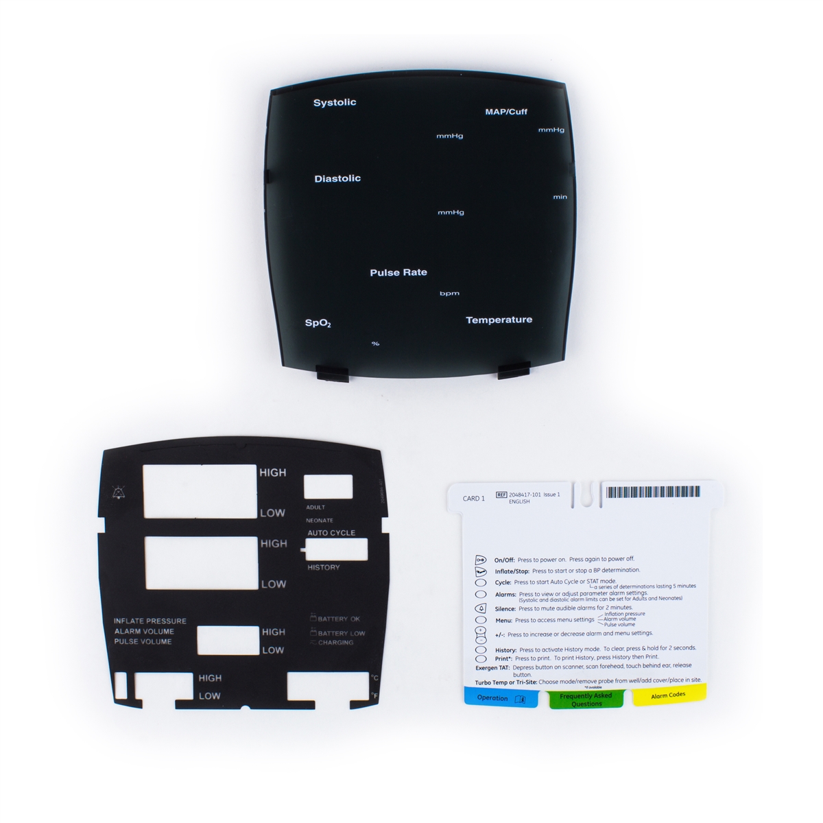 GE Carescape V100 Vital Signs Monitor Front Display Fascia Kit