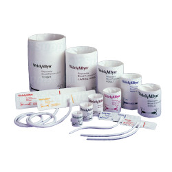 Welch Allyn One-Tube Neonatal Soft Disposable One-Piece Blood Pressure Cuffs with Luer Connectors