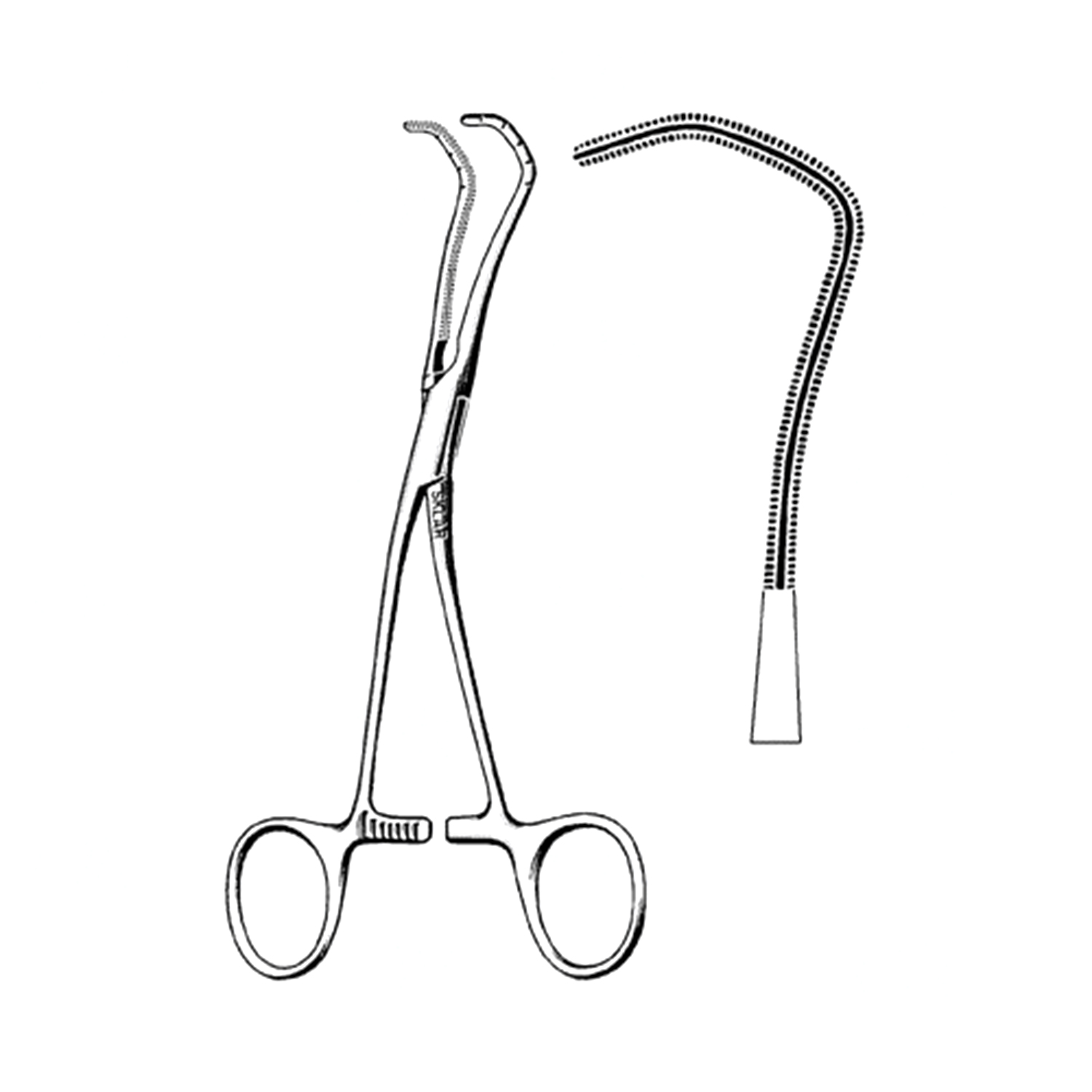 Sklar Cooley Anastomosis Clamp