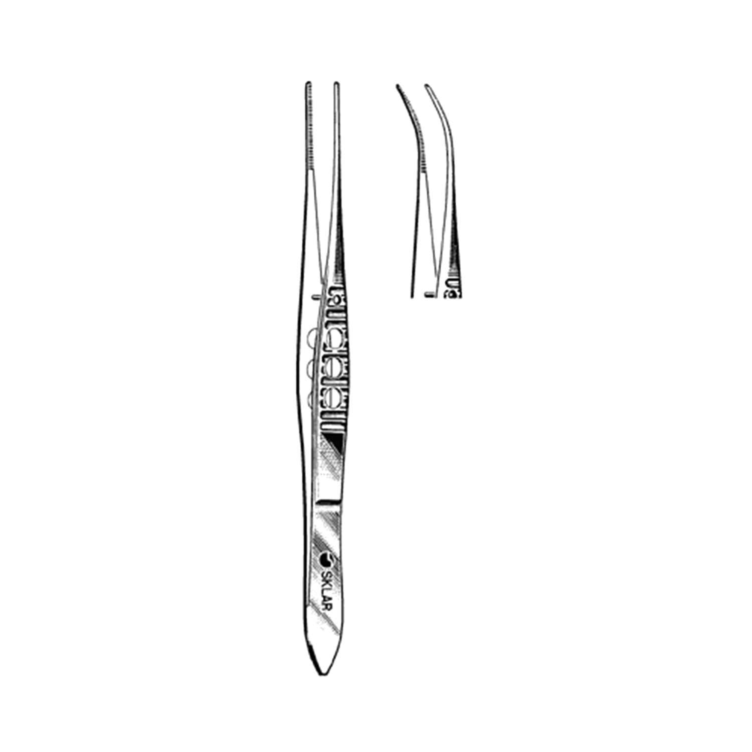 Sklar LiteGrip (Fenstrated Handle) Iris Forceps