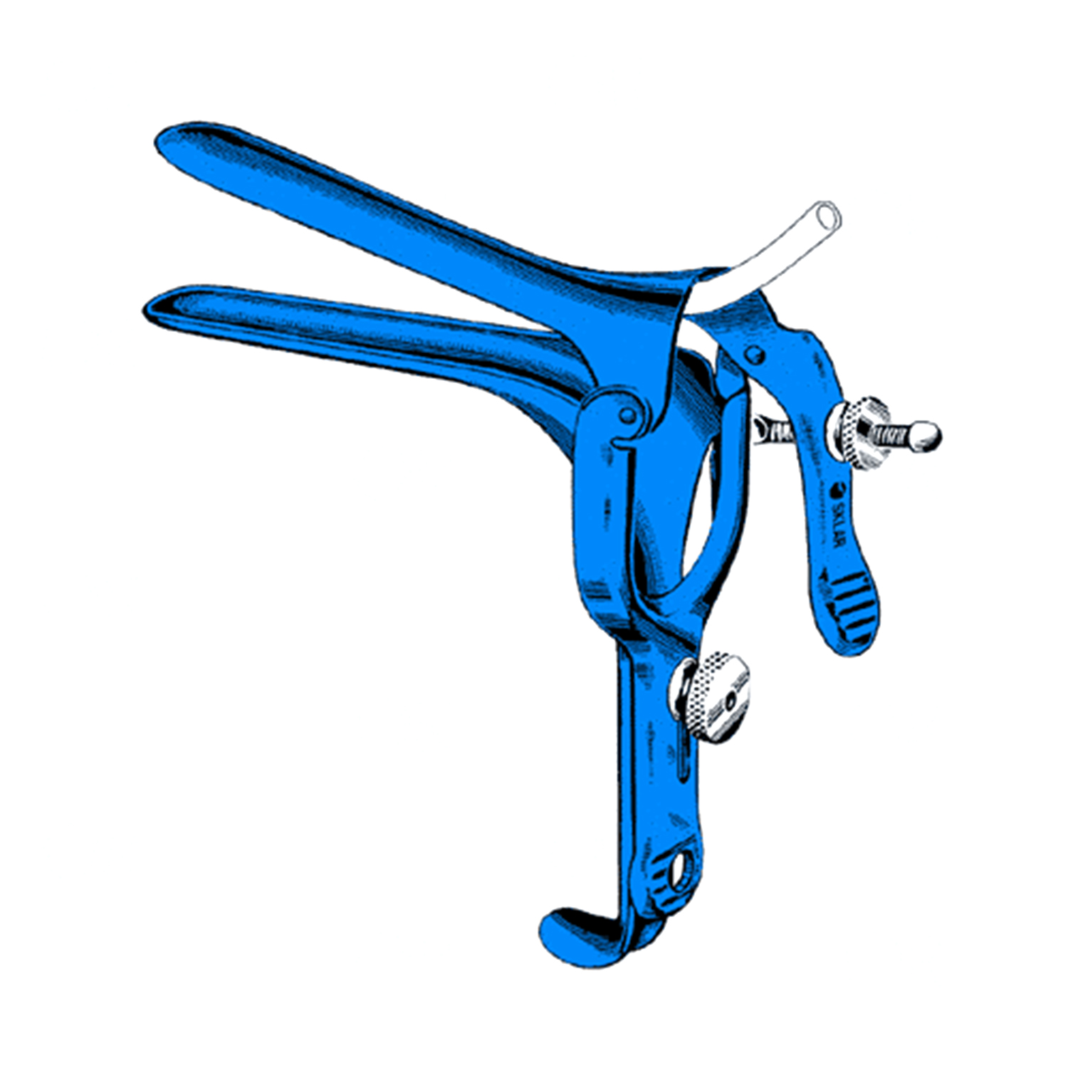 Sklar Blue Pederson Vaginal Speculum