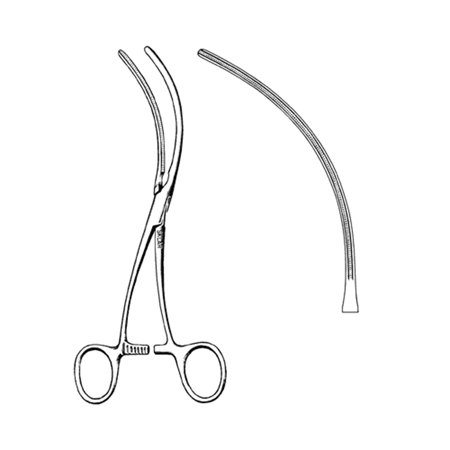 Sklar DeBakey Peripheral Vessel Clamp