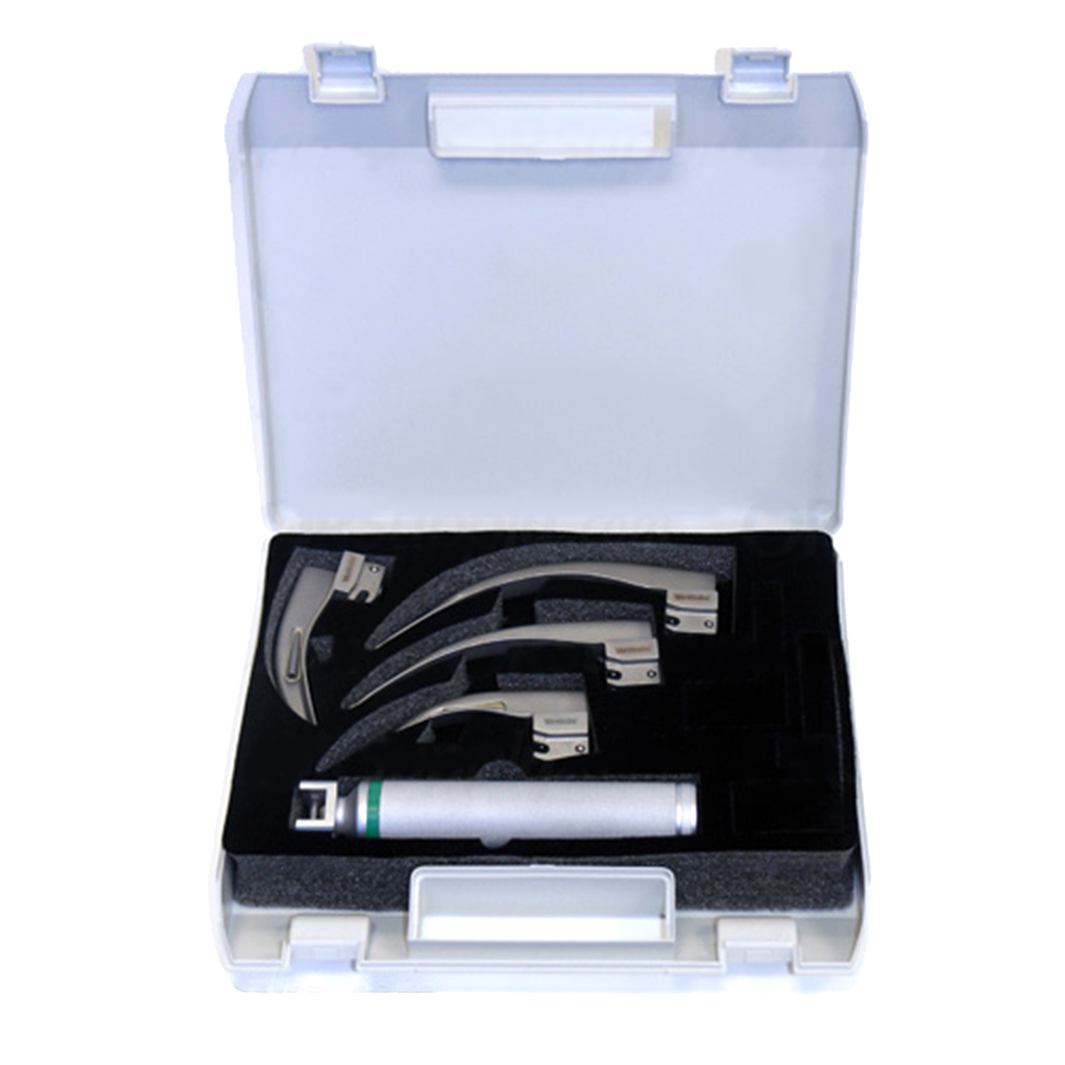 Flexicare Venticaire Conventional Macintosh English Profile Full Laryngoscope Set