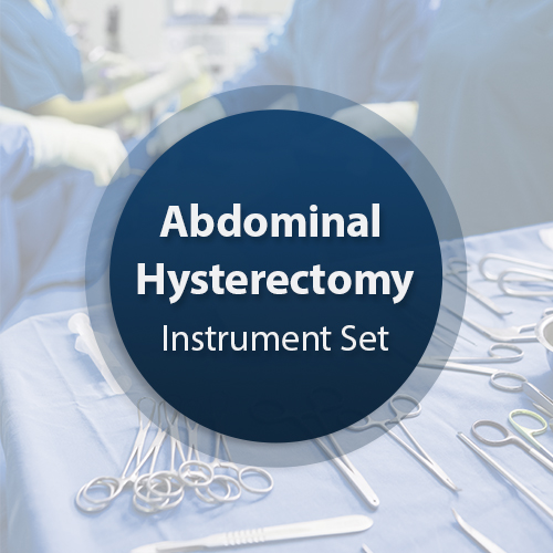 Abdominal Hysterectomy Instrument Set