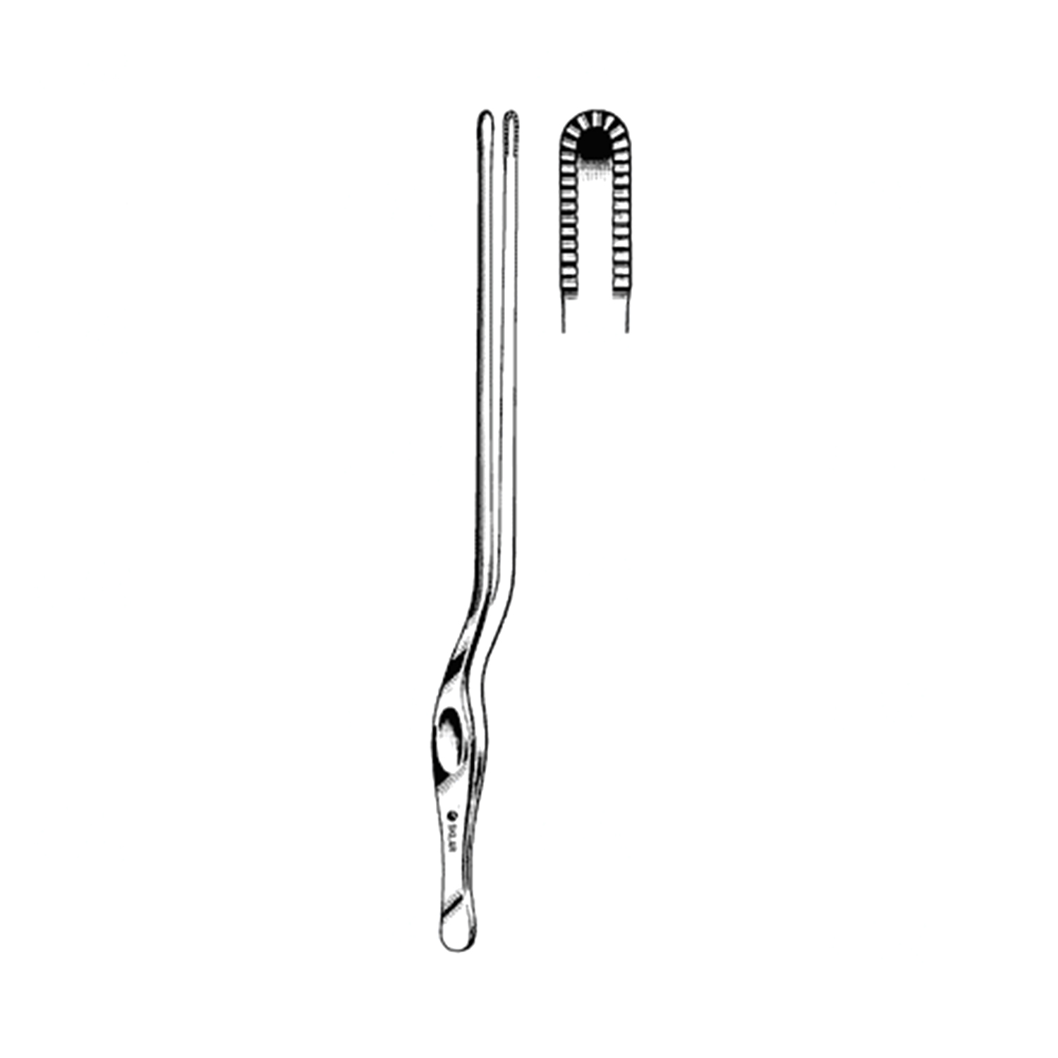 Sklar Harrington-Mayo Bayonet Tissue Forceps