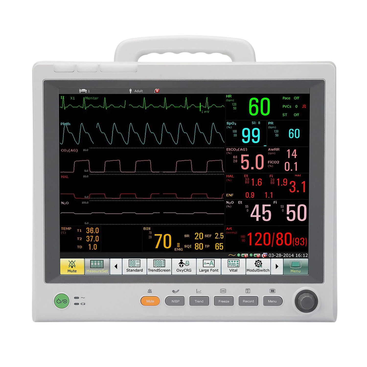 Med Vest Technology Waveline M6 Patient Monitor