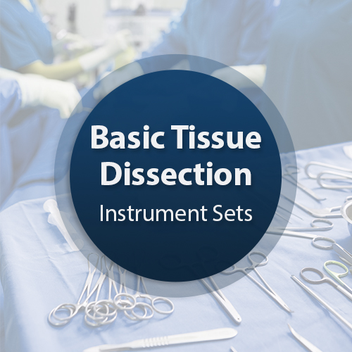 Tissue Dissection Surgical Instrument Set - Basic 