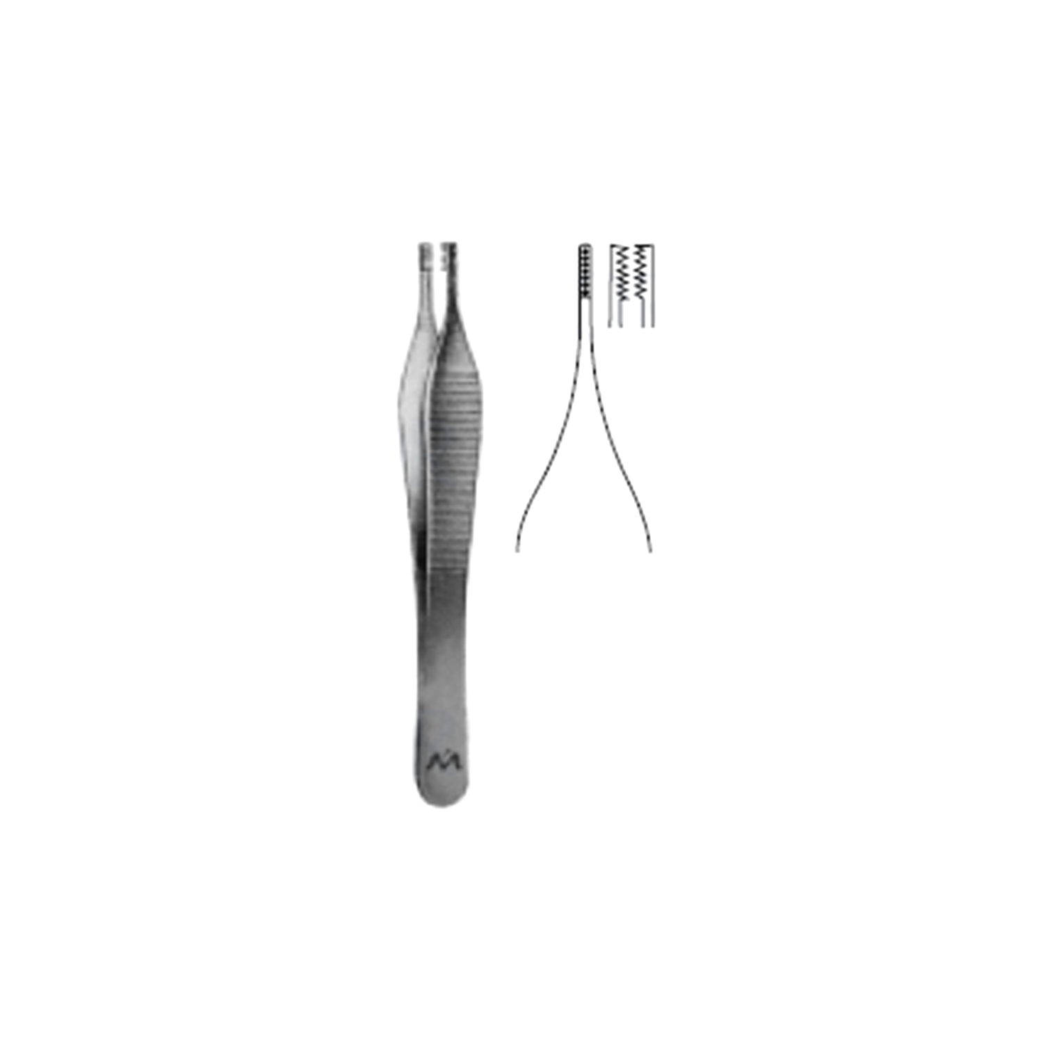 Marina Medical Adson-Brown Tissue Forceps