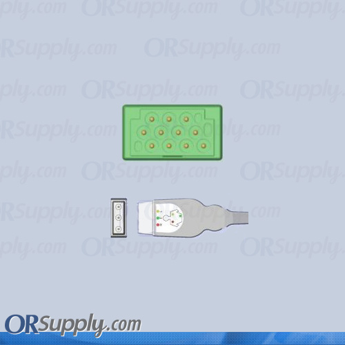 GE Marquette ECG Cable, 3-Lead IEC Safety Din