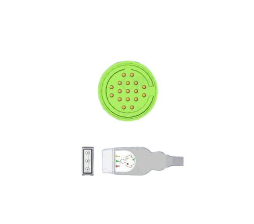 Siemens ECG Cable, 3-Lead IEC Safety Din