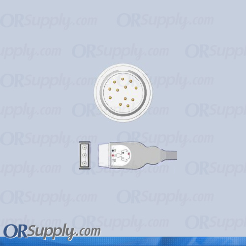 Mindray ECG Cable, 3-Lead AHA Safety Din