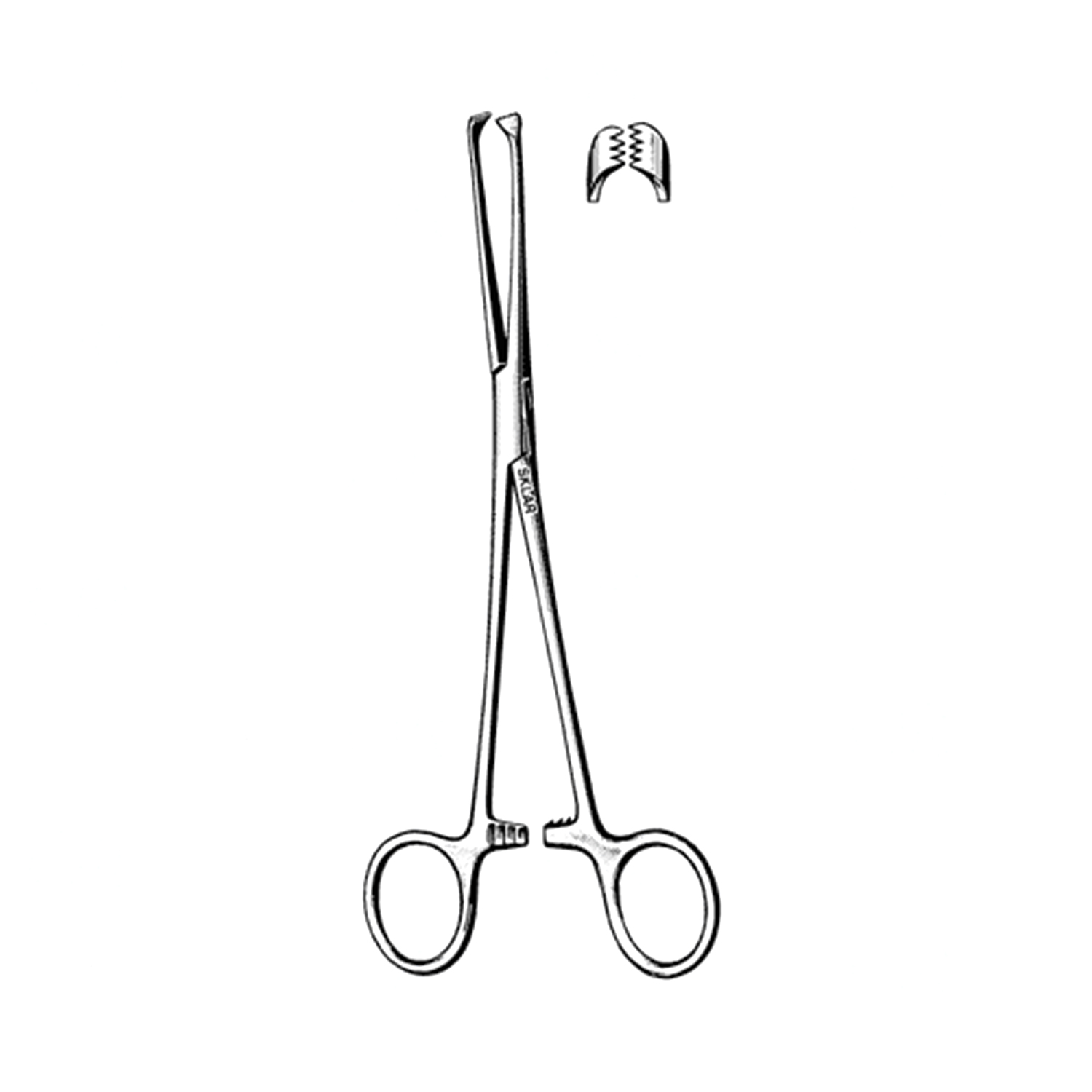 Sklarlite Extra Delicate Allis Tissue Forceps