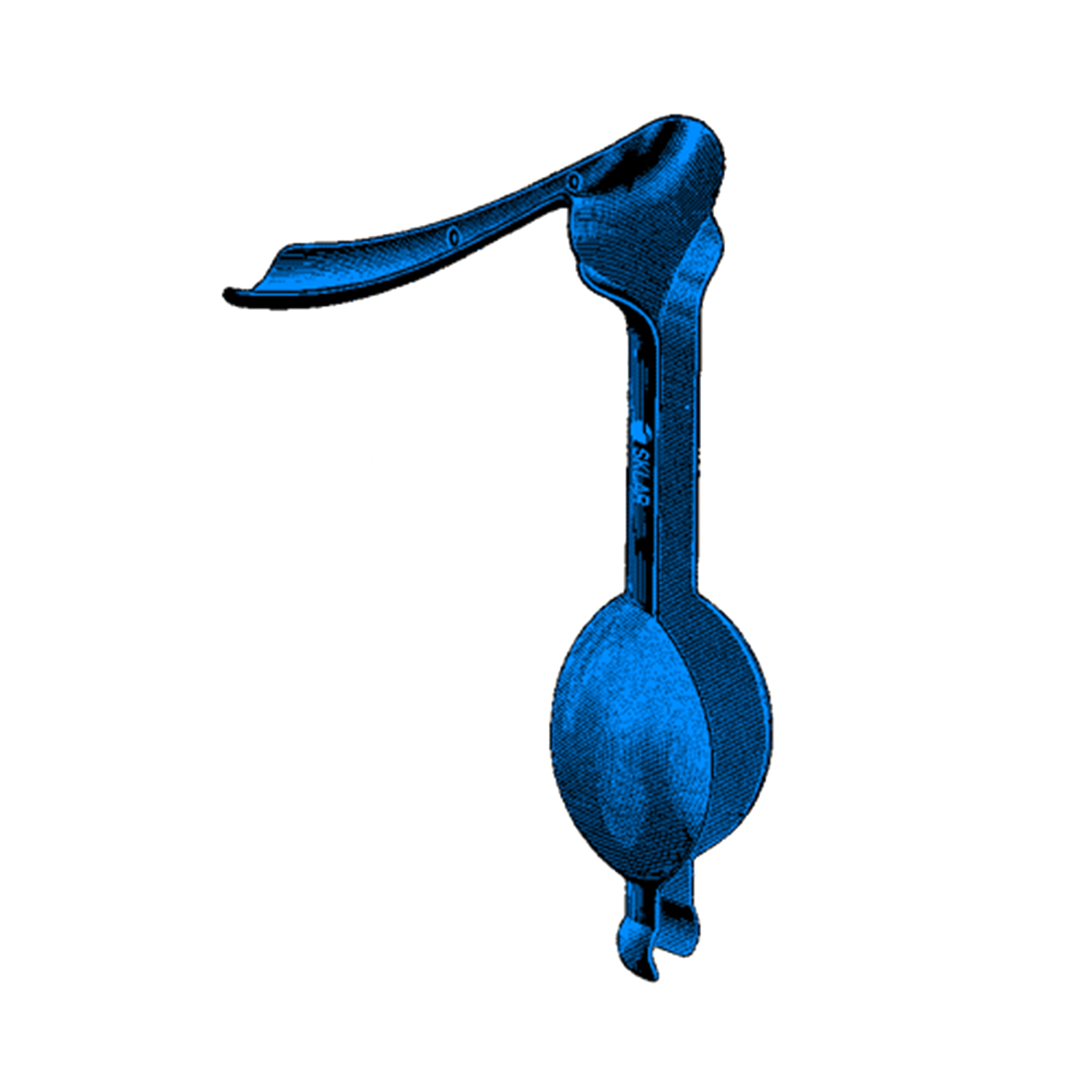 Sklar Blue Steiner-Auvard Weighted Vaginal Speculum