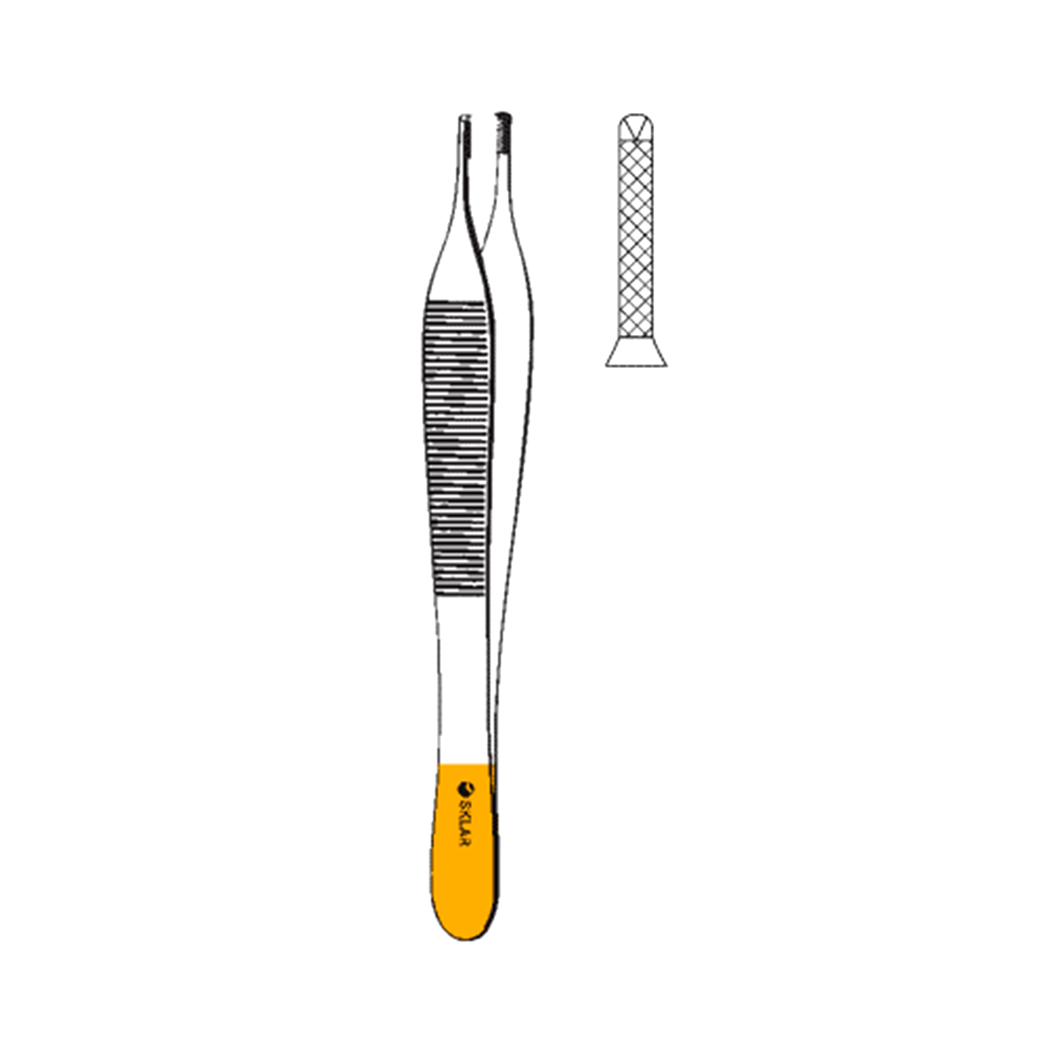 Sklar Adson Dressing Forceps