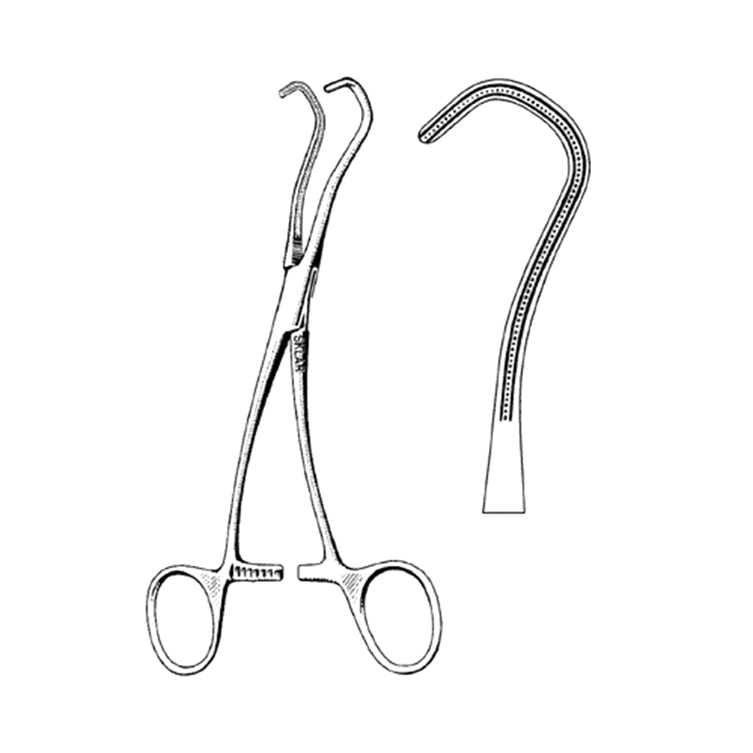 Sklar DeBakey Derra Atraumatic Clamp