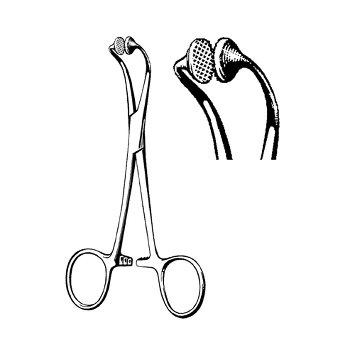 Sklar Merit Vessells Non-Perforating Towel Forceps