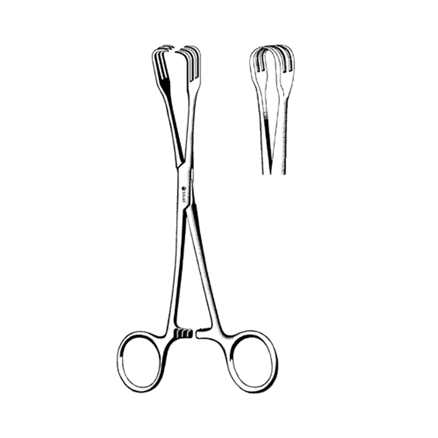 Sklar Lahey Traction Forceps