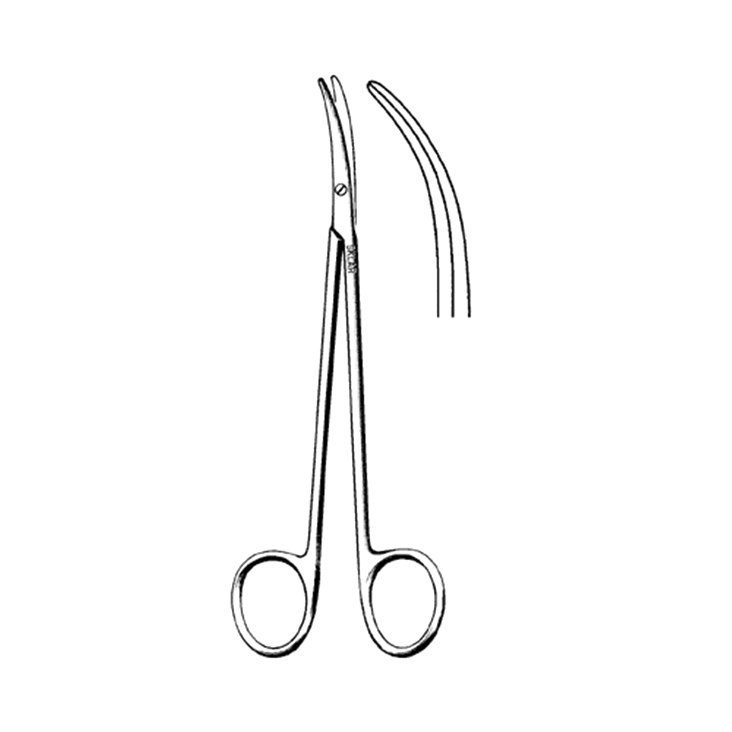 Sklar DeBakey Endarterectomy Scissors