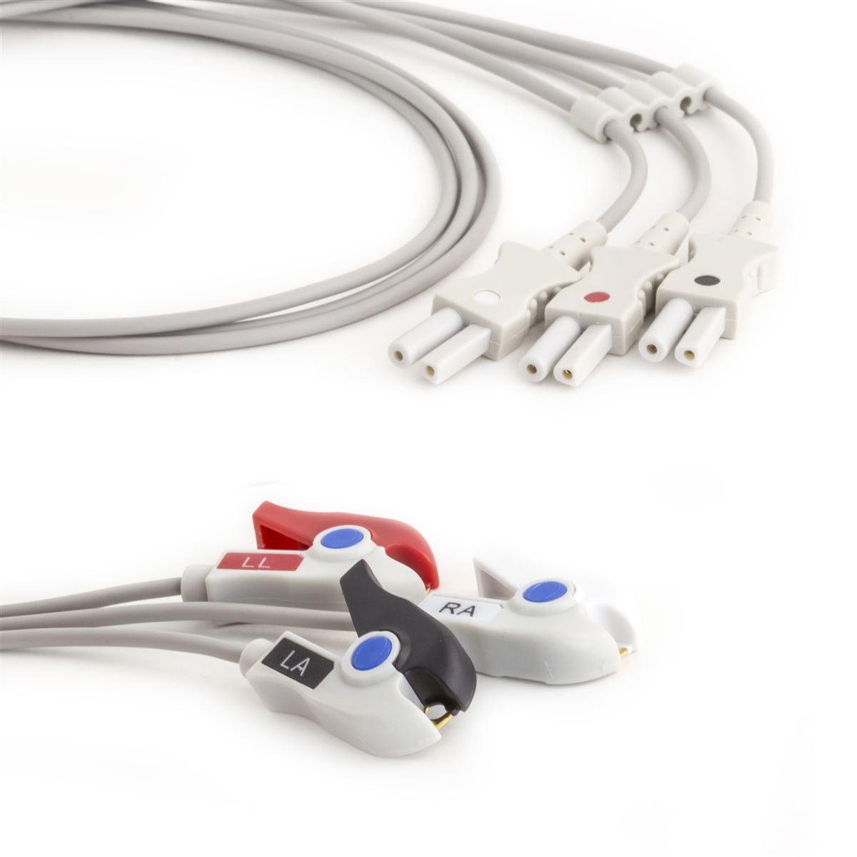 Spacelabs 3 Lead Dual ECG Leadwires (Individual) - Grabber