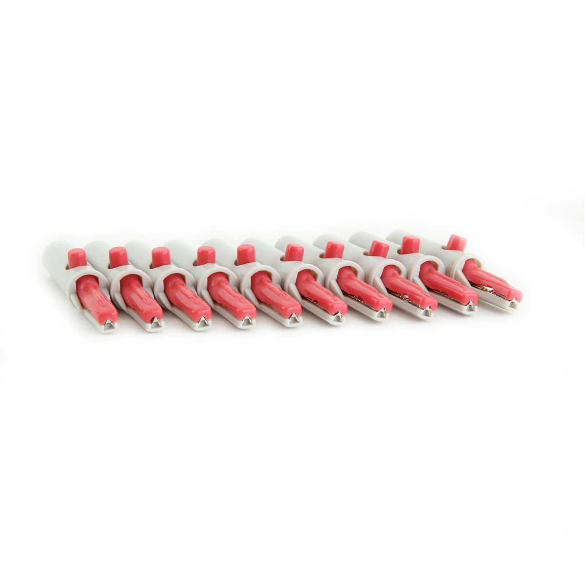 Universal Alligator Clip Red Adaptor w/ Bannana ECG Electrodes (Box of 10)