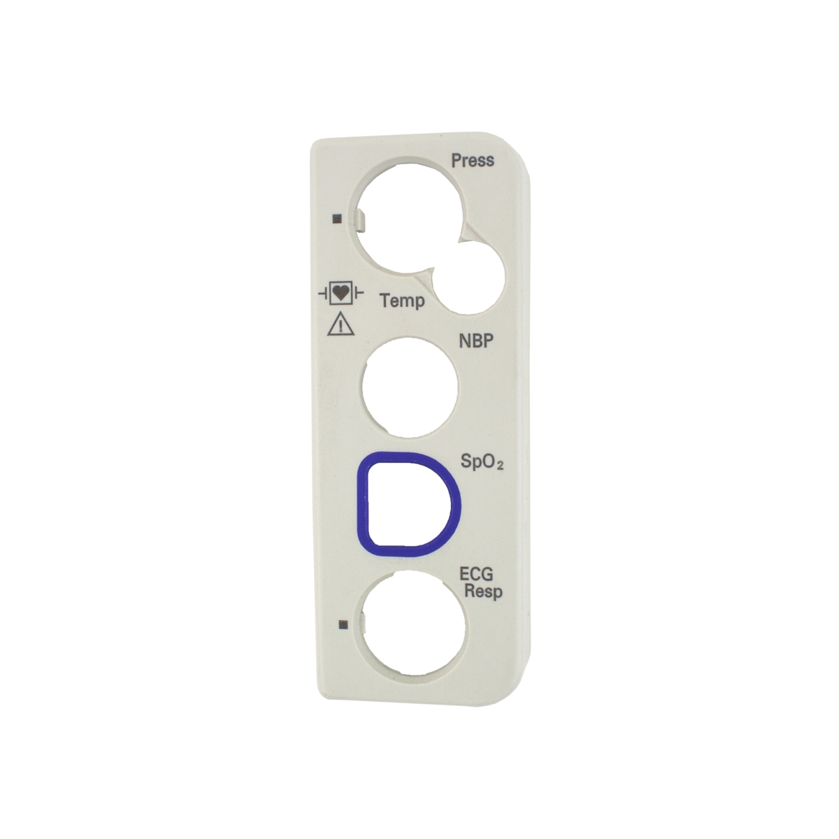 Philips IntelliVue M3001A MMS Module Front Connector Bezel Nellcor OxiMax SpO2 ECG NiBP IBP Temp Text