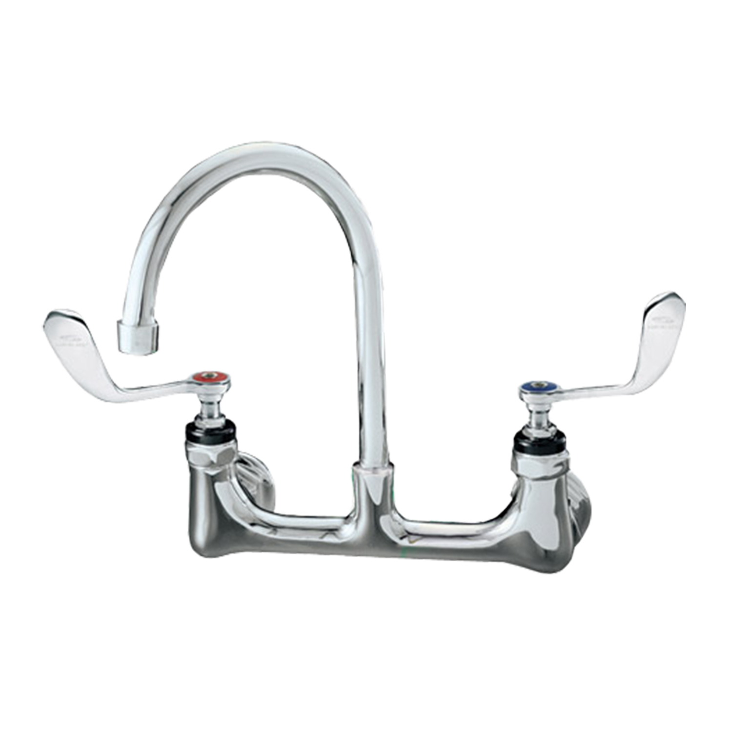 Med Vest Technology Wing-Handled Faucet with Rigid Gooseneck Nozzle