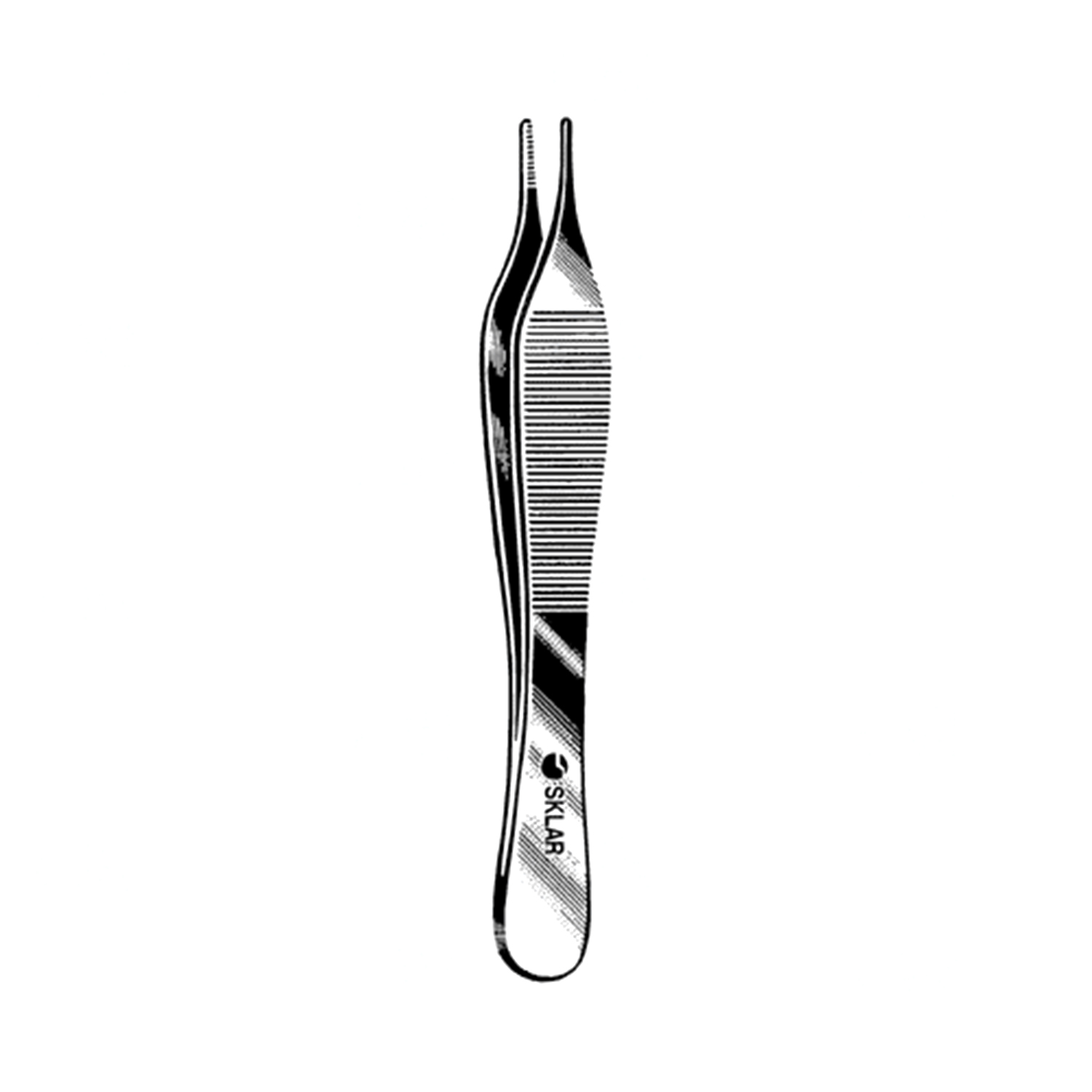 Sklar Adson (Ewald) Dressing Forceps - 4-3/4" Serrated