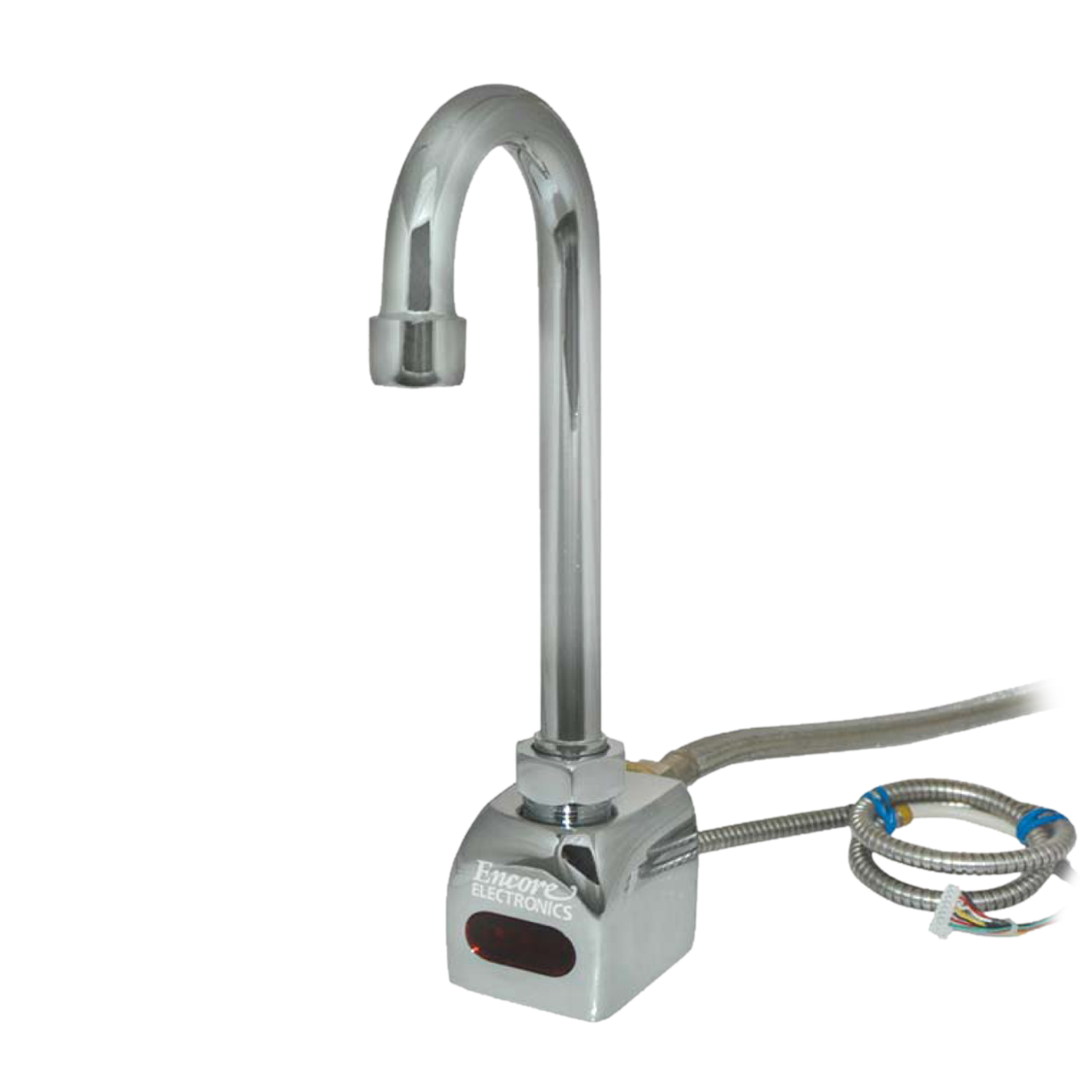 Med Vest Technology Hands-Free Infrared Sensor Faucet with Gooseneck Spout