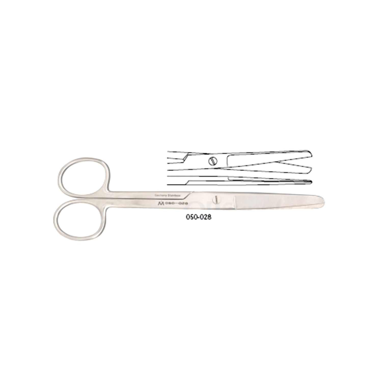 Marina Medical Standard Operating Scissors:  Blunt/Blunt