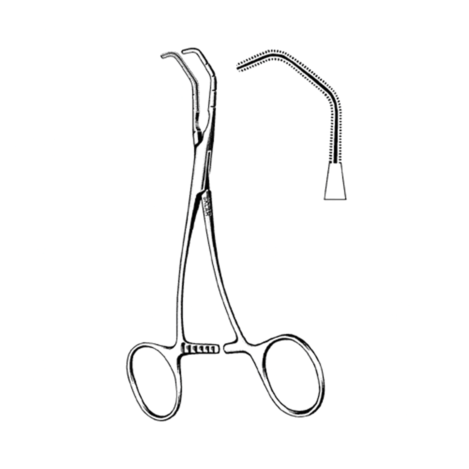 Sklar Cooley Satinsky Anastomosis Clamp