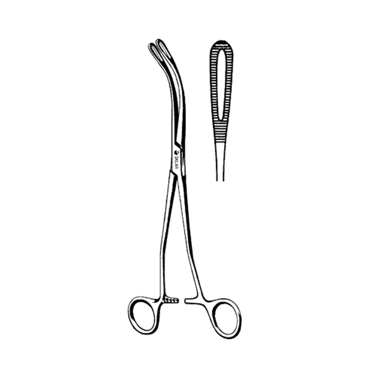 Sklar Fletcher-Van Doren Sponge Forceps