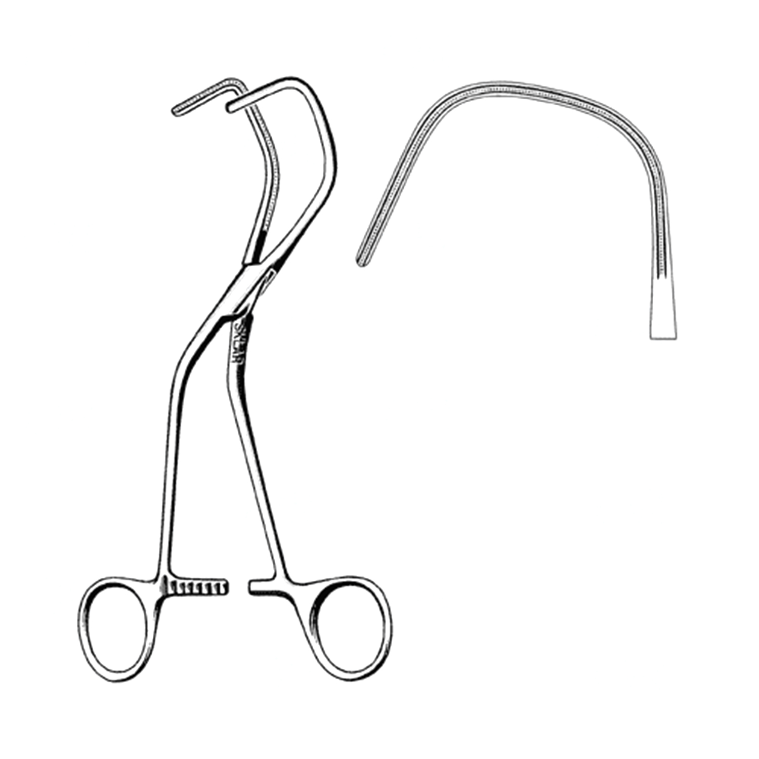 Sklar Kay Aorta Clamp