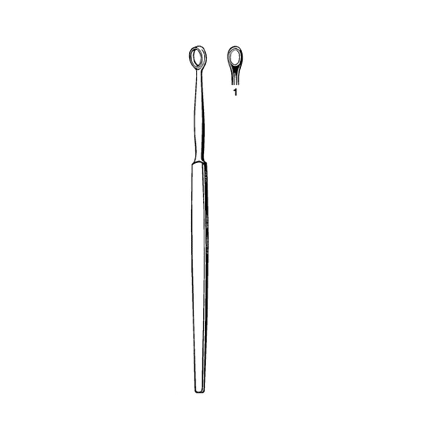 Sklar Merit Fox Dermal Curette