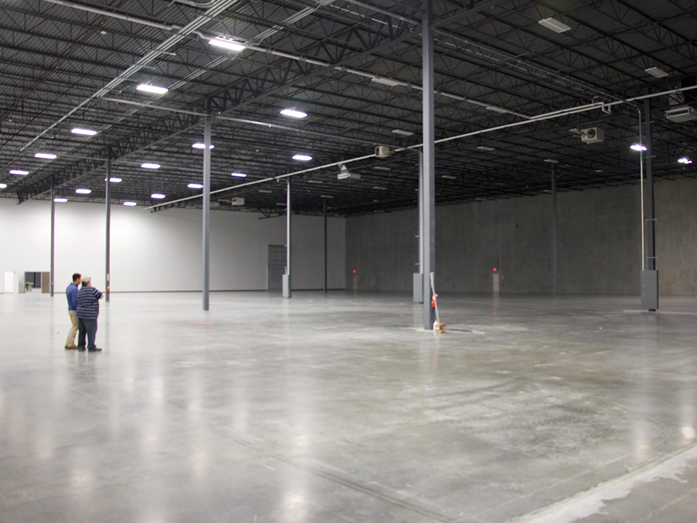 Med Vest Technology building in Concord, NC warehouse finished