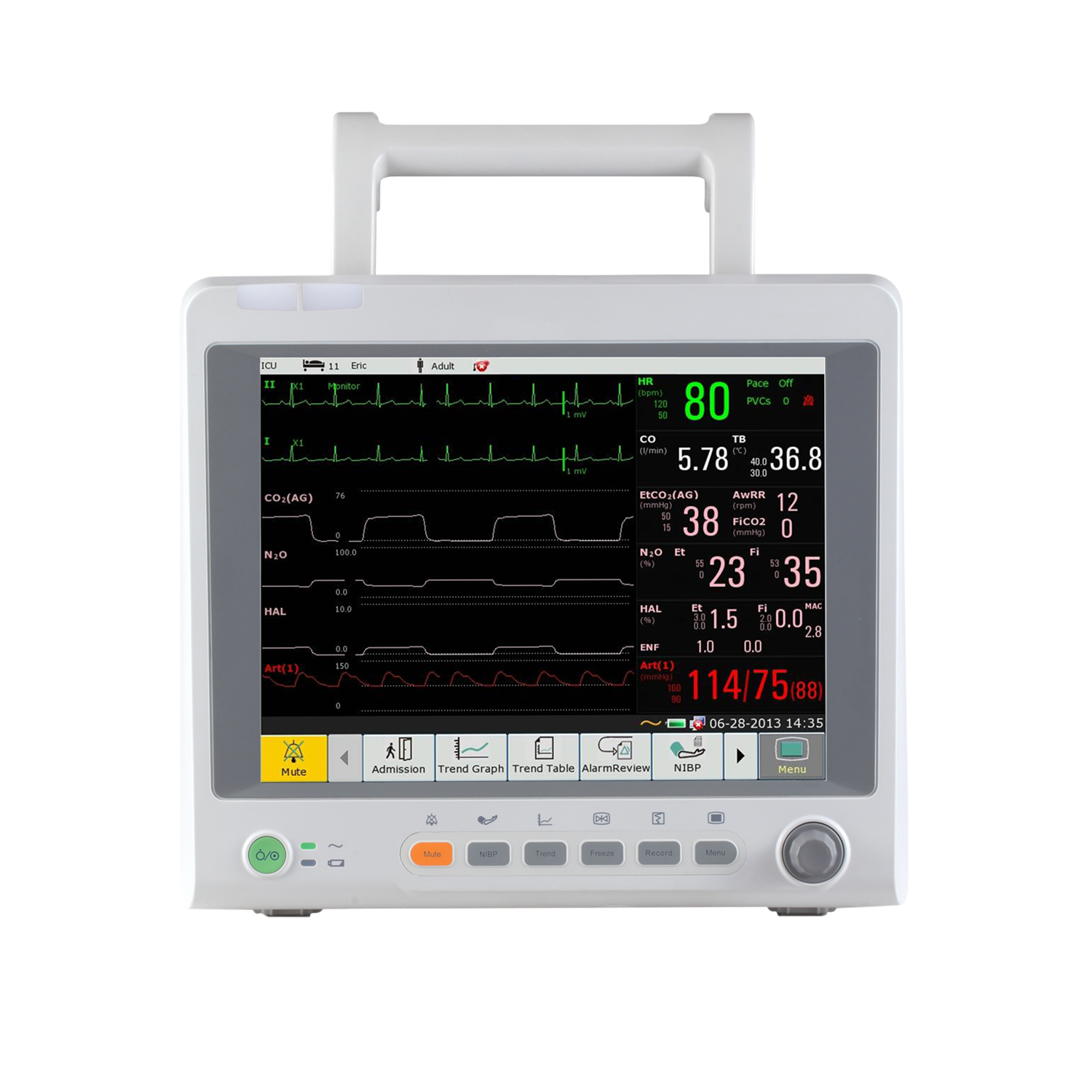 Med Vest Technology Waveline Touch Plus Patient Monitor