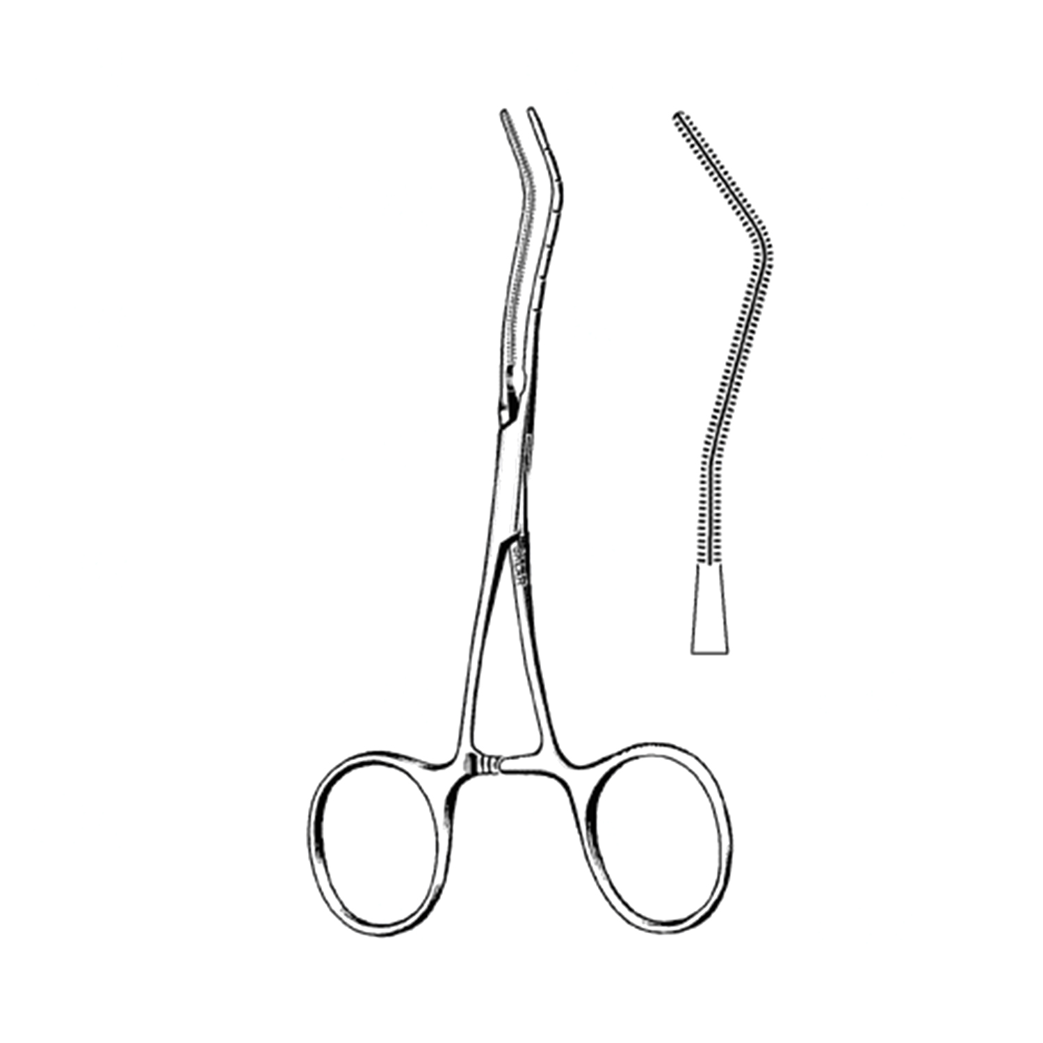 Sklar Cooley Neonatal Vascular Clamp