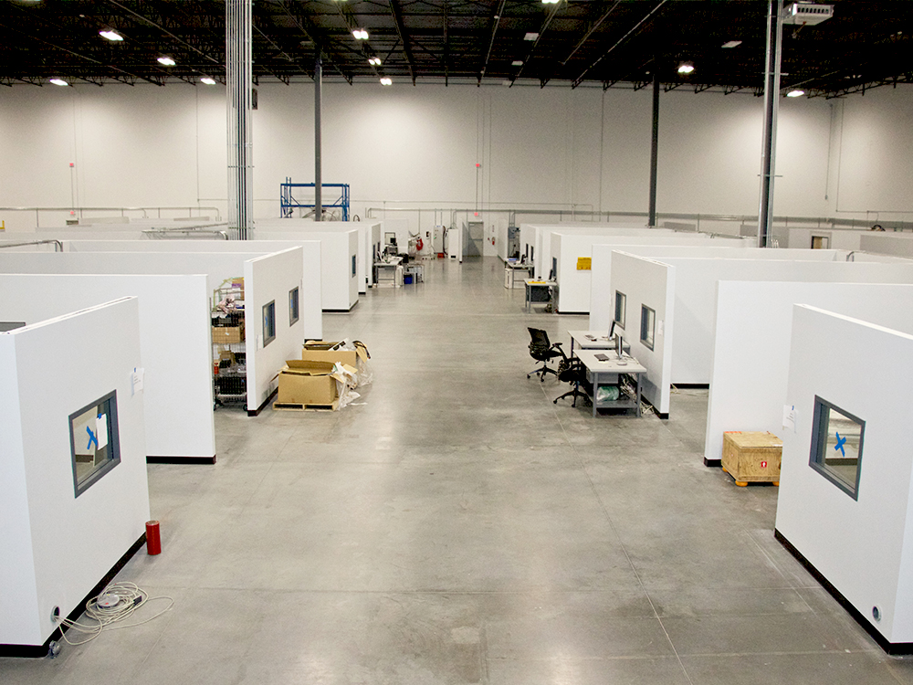 Med Vest Technology HS Charlotte - work area