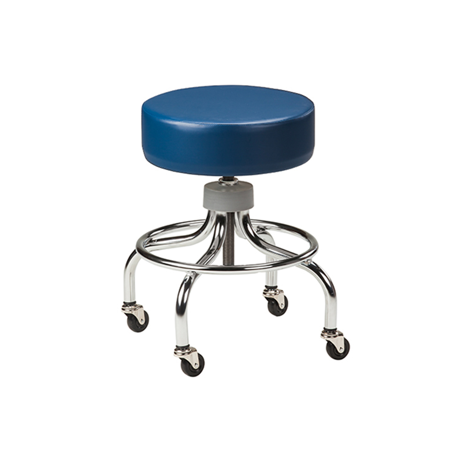 Clinton Chrome Base Stool