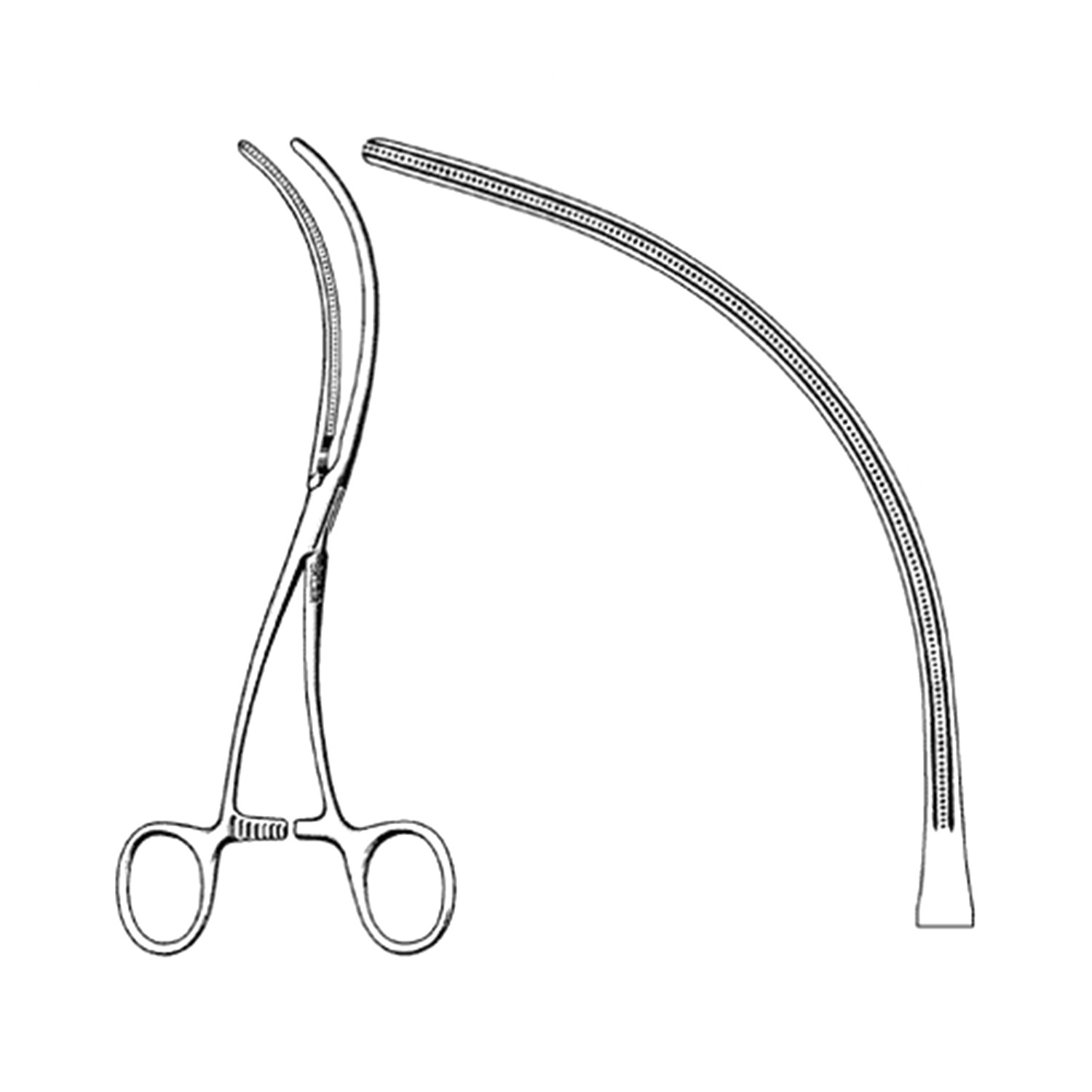 Sklar DeBakey Aortic Exclusion Clamp