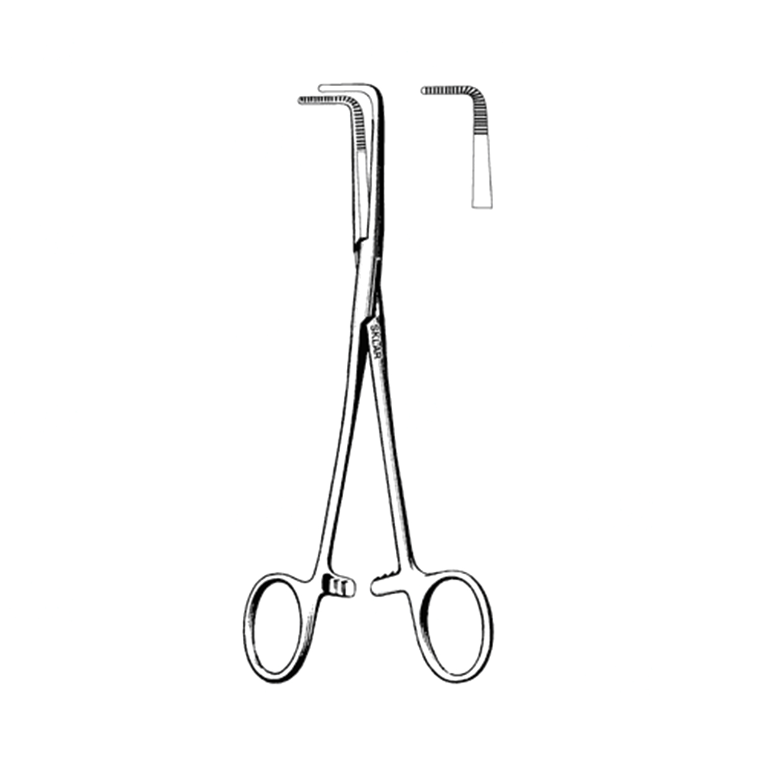 Sklarlite Mixter Right Angle Forceps