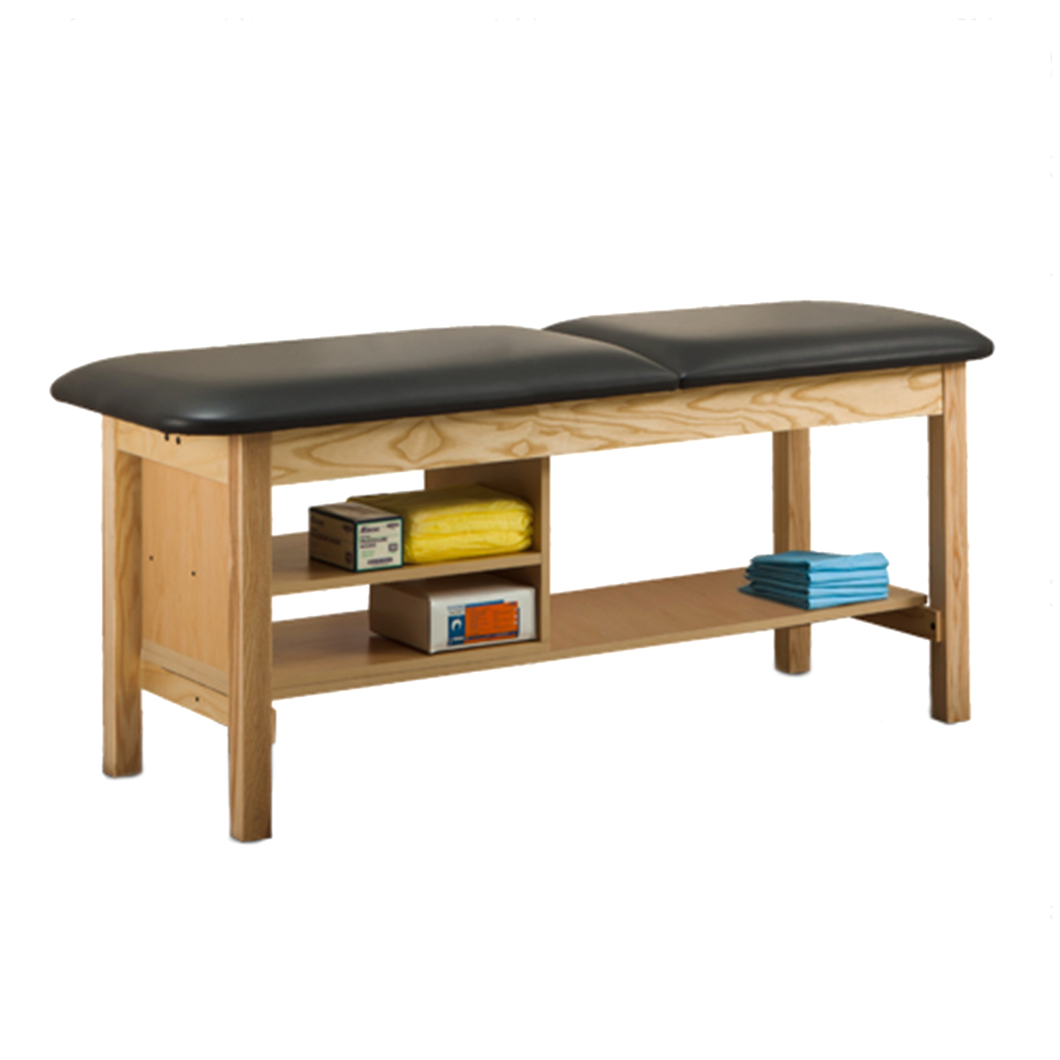 Clinton ETA Classic Series Treatment Table with Shelving - 1030