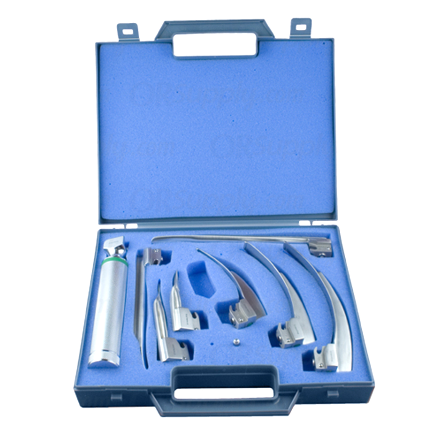 Sun-Med Fiber Optic MacIntosh & Miller "G" Profile Laryngoscope Set