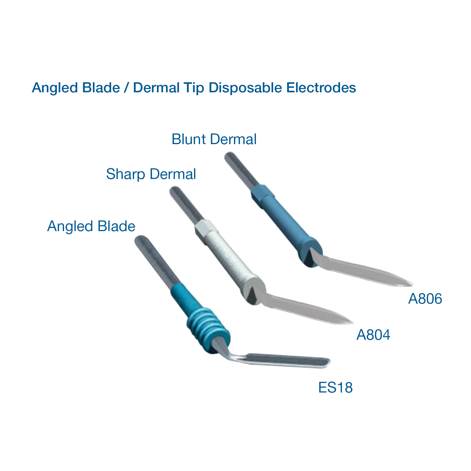 Bovie Disposable Sterile Angled Blade & Dermal Tip ESU Electrodes