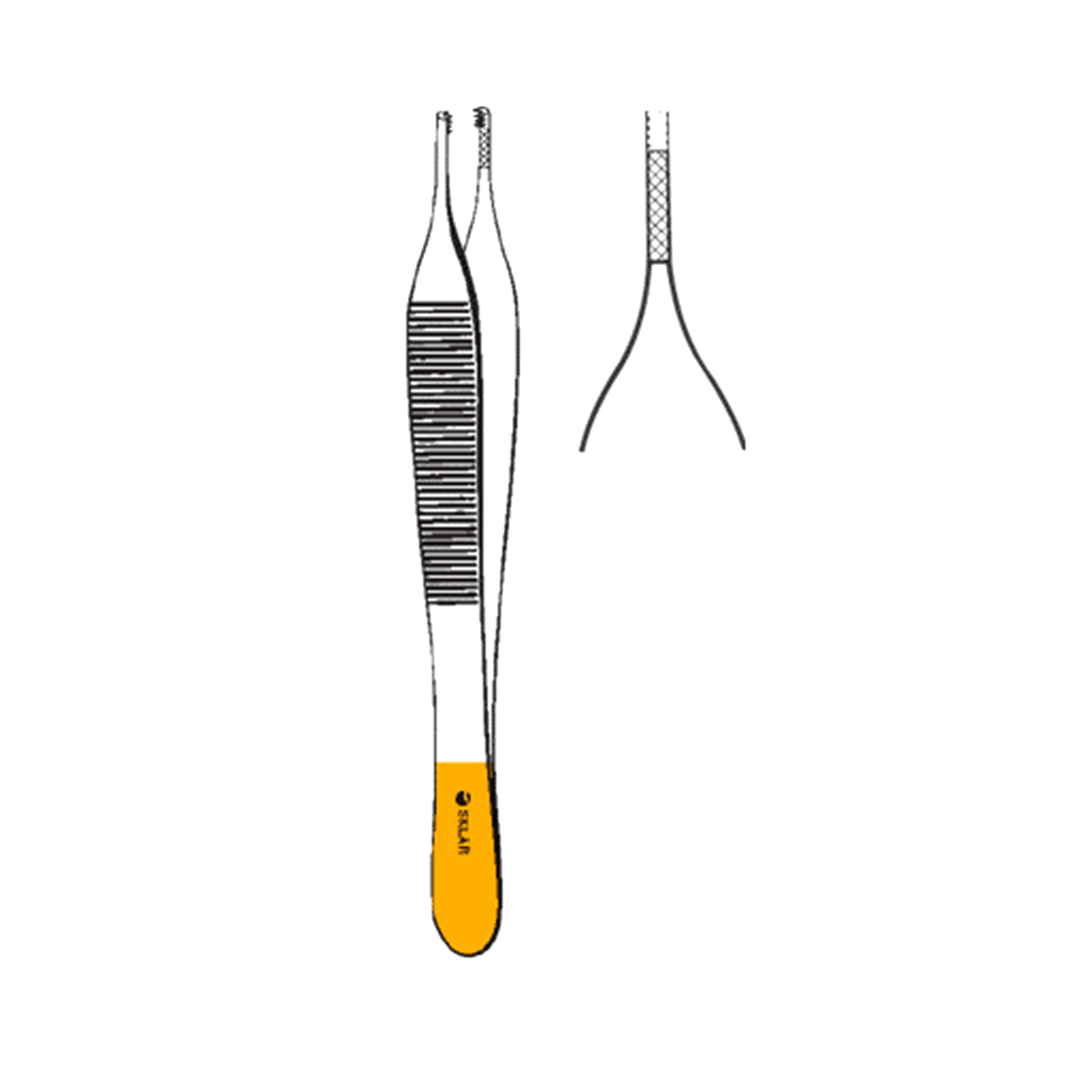 Sklar Adson Brown Tissue Forceps