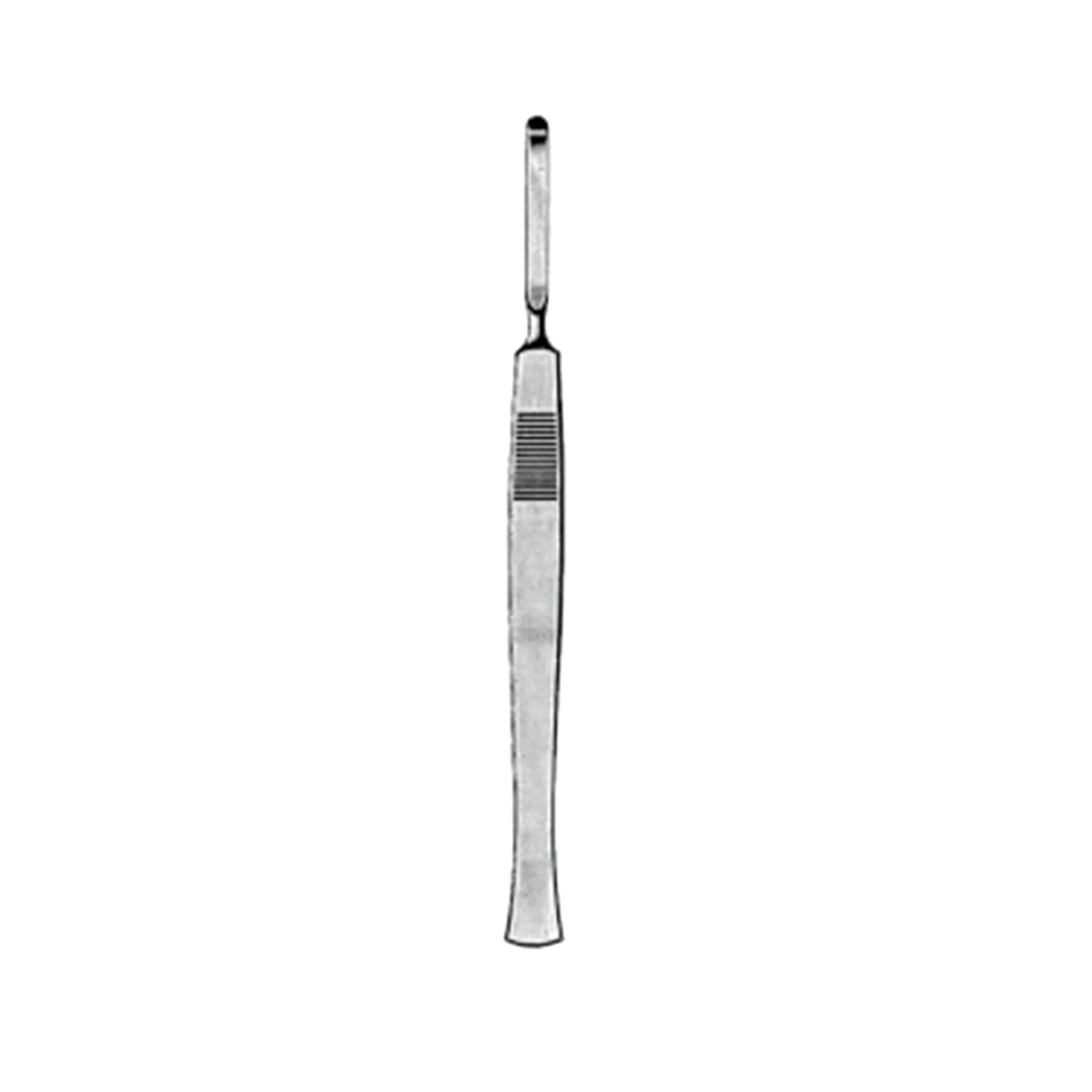 Marina Medical McKenty Elevator, Curved, Flat Handle, 4mm Wide Blade: 20cm/8in