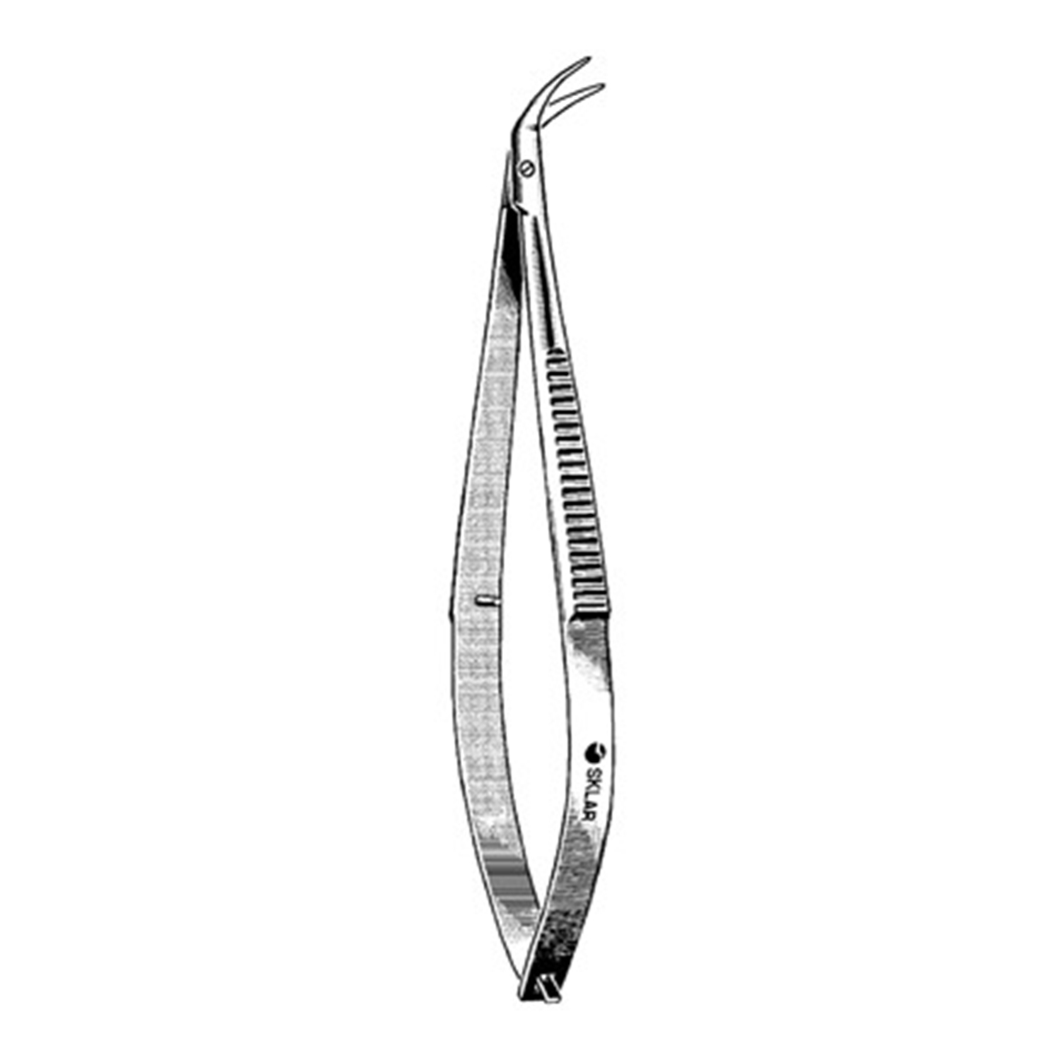 Castroviejo Corneal Scissors, Miniature, Curved Right, 4 1/4"